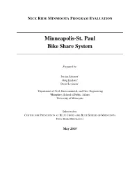 Nice Ride Minnesota Program Evaluation