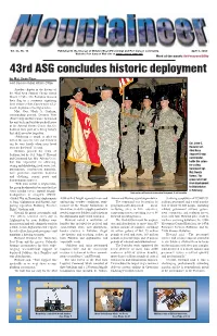 43Rd ASG Concludes Historic Deployment by Maj