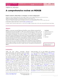 A Comprehensive Review on MEN2B