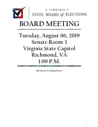 Board Meeting