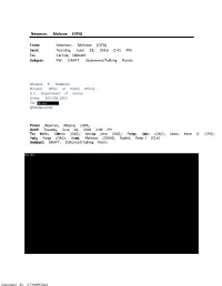 Carlisle, Elizabeth Subject: FW: DRAFT: Statement/Talking Points