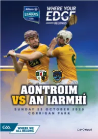 Clár Oifigiúil ORÁID an CHATHAOIRLIGH