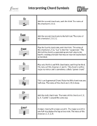 Interpreting Chord Symbols