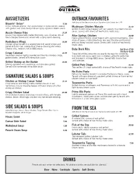 MENU Toowoomba Topped Filet 51.99 Just for Kids Under 10, Please
