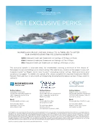 Shareholder Benefit Offer