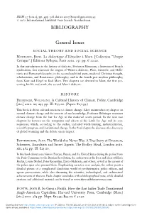 BIBLIOGRAPHY General Issues