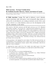 Dalit Assertion – Strategic Considerations by Jai Birdi