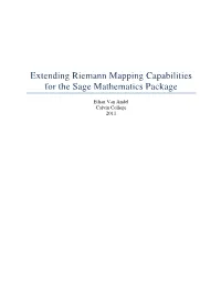 Extending Riemann Mapping Capabilities for the Sage Mathematics Package