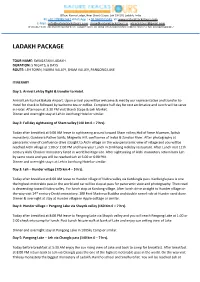 Ladakh Package