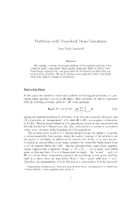 Partitions with Prescribed Mean Curvatures