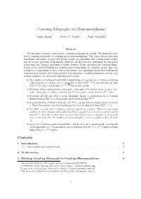 Counting Subgraphs Via Homomorphisms∗