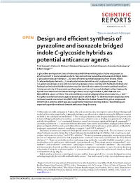 Design and Efficient Synthesis of Pyrazoline and Isoxazole Bridged