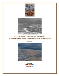 Falcon Field Airport Planned Area Development Design Standards