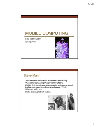 Mobile Computing
