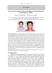 Report Status of Otters in the Sundarbans Tiger Reserve, West