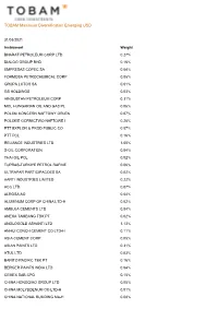 TOBAM Maximum Diversification Emerging USD