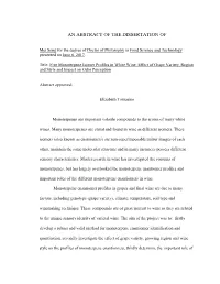 An Abstract of the Thesis Of