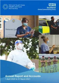 Annual Report and Accounts 2020/21