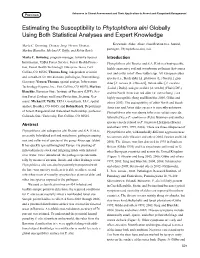 Phytophthora Alni Globally Using Both Statistical Analyses and Expert Knowledge