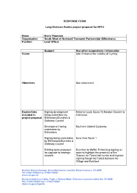 Swestransresponse NPF3 Project Proposal