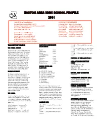 TRANSCRIPT INFORMATION 2601 William Penn Highway GUIDANCE