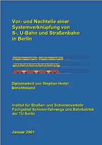 U -B Ahnund S Tra ß Enbahn In