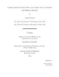 A Model-Driven Development and Verification Approach
