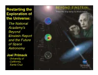 Beyond Einstein Program Assessment Committee