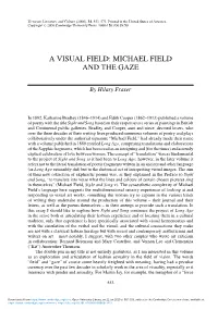 Michael Field and the Gaze