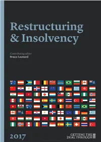 Restructuring & Insolvency