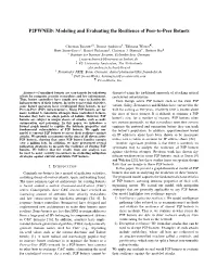 Modeling and Evaluating the Resilience of Peer-To-Peer Botnets