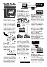 PHILIP REES MDS MIDI to DIN SYNC CONVERTER Synchro