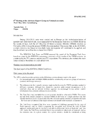 Results on the FISIM Tests on Maturity and Default Risk