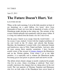 The Future Doesn't Hurt. Yet
