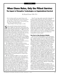 When Chaos Rules, Only the Fittest Survive: the Impact of Disruptive Technologies on Organizational Survival