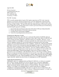 To Read the Letter in PDF Format