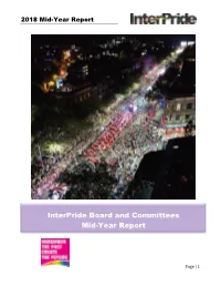 Interpride Board and Committees Mid-Year Report