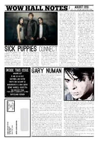 Sick Puppies Connect Her Own on Connect, with More and That’S Rounded Us out When We on Saturday, September 7, the Other, Their Own Psyches—And Vate New Ones