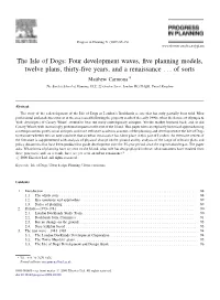 The Isle of Dogs: Four Development Waves, Five Planning Models, Twelve