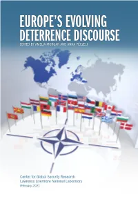 Europe's Evolving Deterrence Discourse
