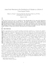 Large-Scale Structure in the Distribution of Galaxies As A