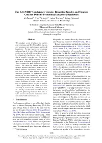 Removing Gender and Number Cues for Difficult Pronominal Anaphora