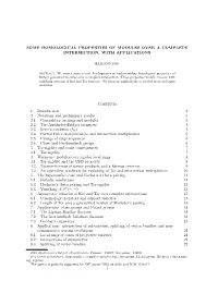 Some Homological Properties of Modules Over a Complete Intersection, with Applications