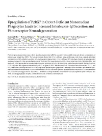Upregulation of P2RX7 Incx3cr1-Deficient Mononuclear