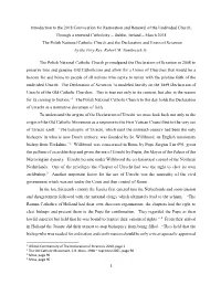 Introduction to the 2018 Convocation for Restoration