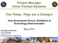 Office of the Project Manager for Close Combat Systems