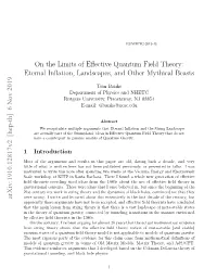 On the Limits of Effective Quantum Field Theory