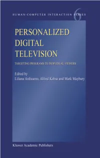 Personalized Digital Television Human-Computer Interaction Series