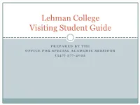 Visiting Student Resource Guide