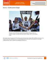 AIDS Activism: Then and Now Class Period